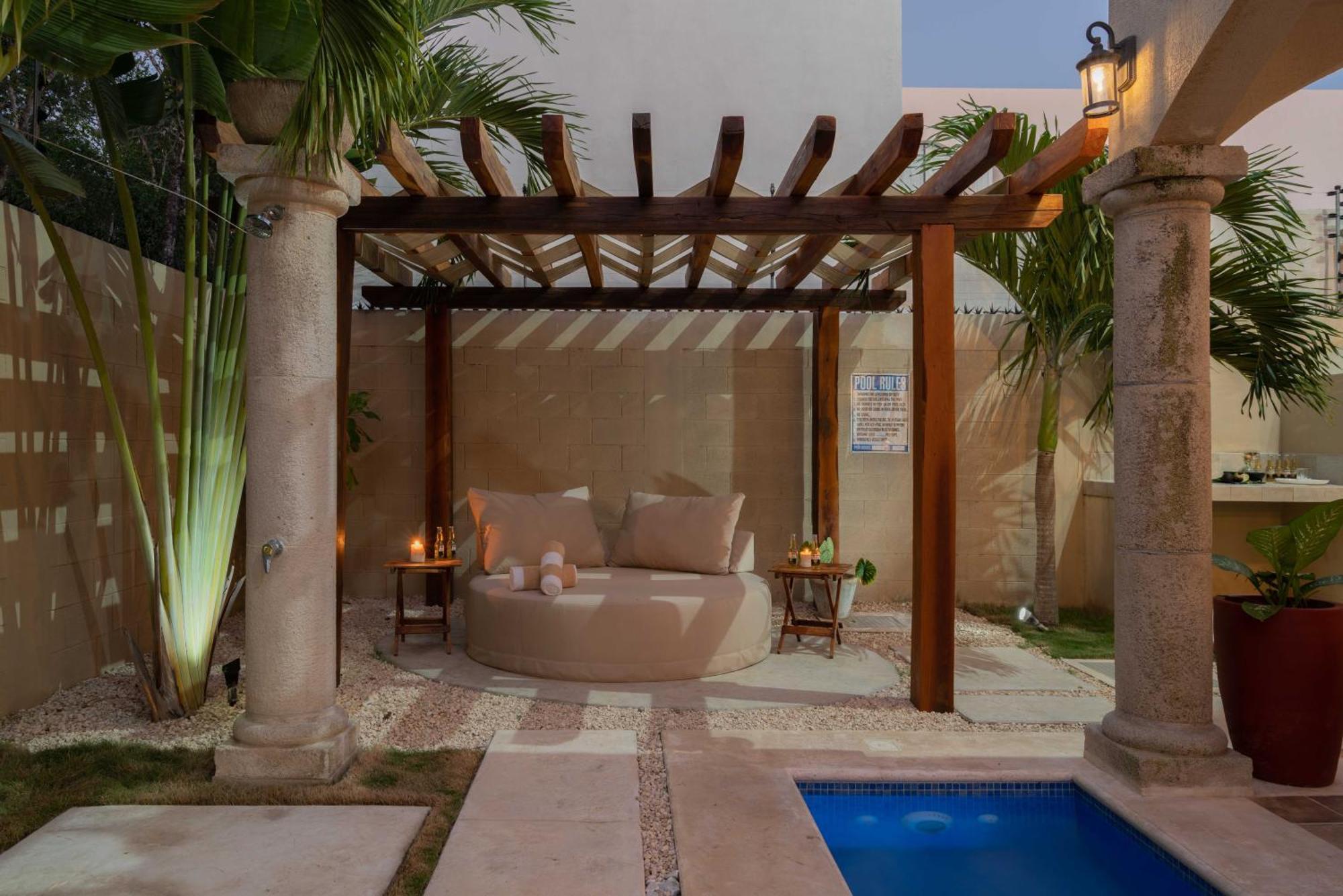 Tulum Stunning Villa For 10-Cabana-Private Pool-Parking Exterior photo